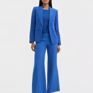 Women's Mid-Rise Wide Leg Pants