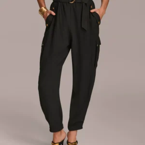 Women's Belted Cargo Pants