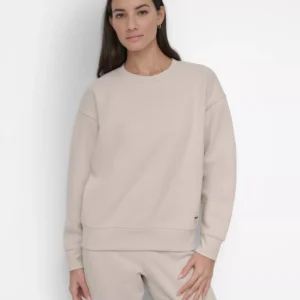 Women's Tonal Logo Patch Crew Neck Sweatshirt