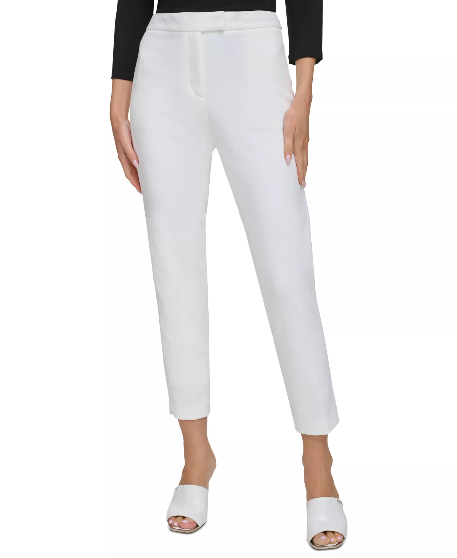 mni-03709d266fb5dc70bc9f7d743d59b05f Essential Slim Leg Ankle Pants — изображение 3