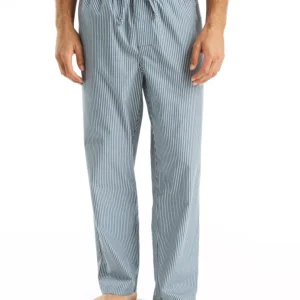 Men's Striped Poplin Pajama Pants