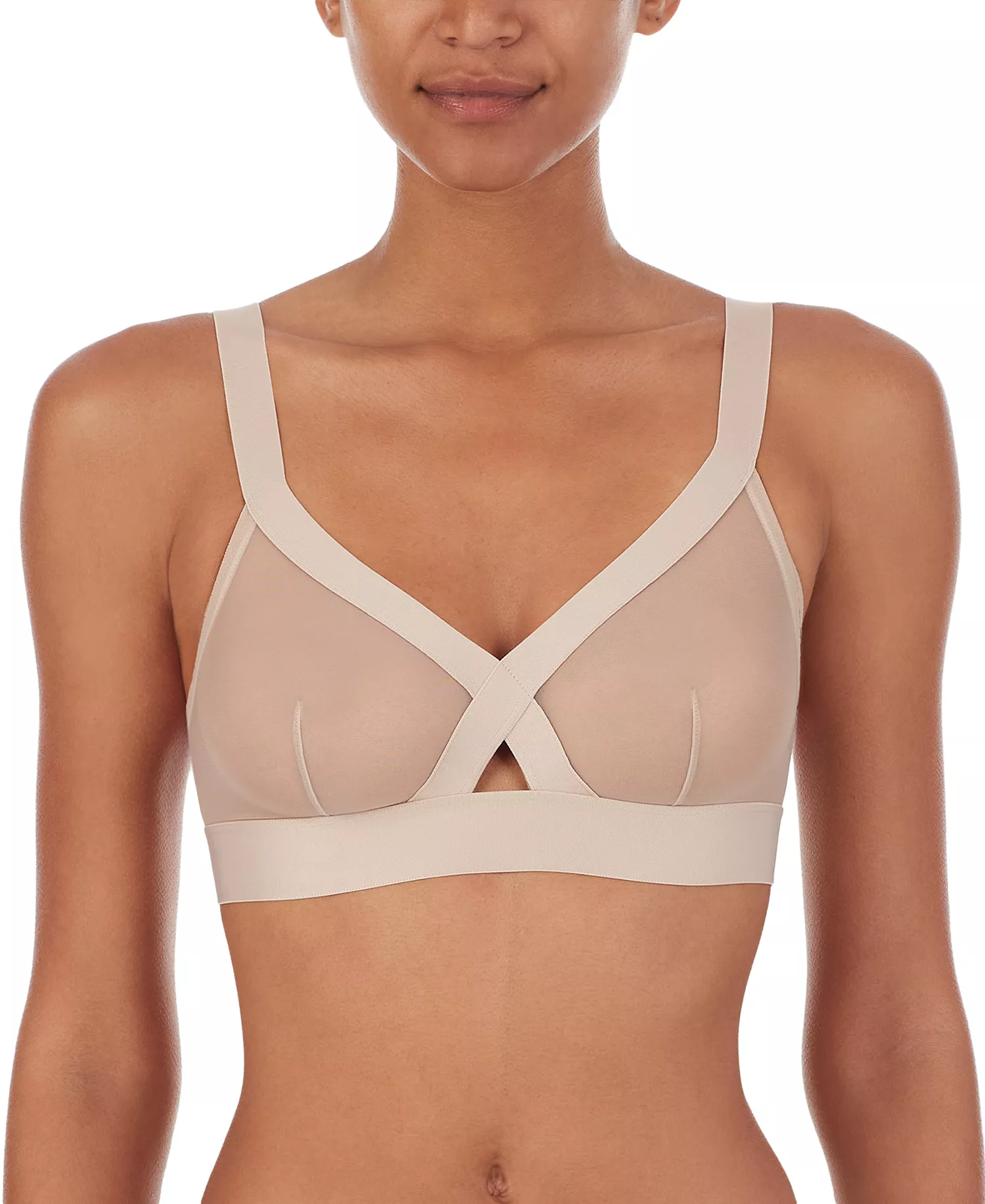 mni-0453aee1d707249956ecd06a7a2122c2 Women's Sheers Unlined Mesh Bralette Bra DK4084 — изображение 4