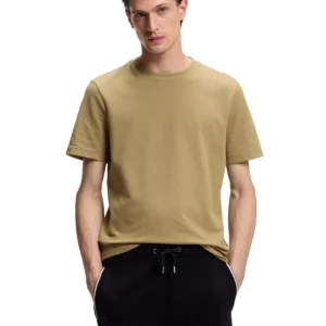 Men's Cotton-Blend Bubble-Jacquard T-Shirt