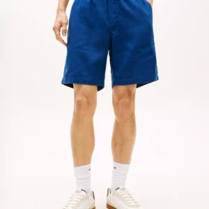 Men's Dover 8" Linen-Blend Shorts