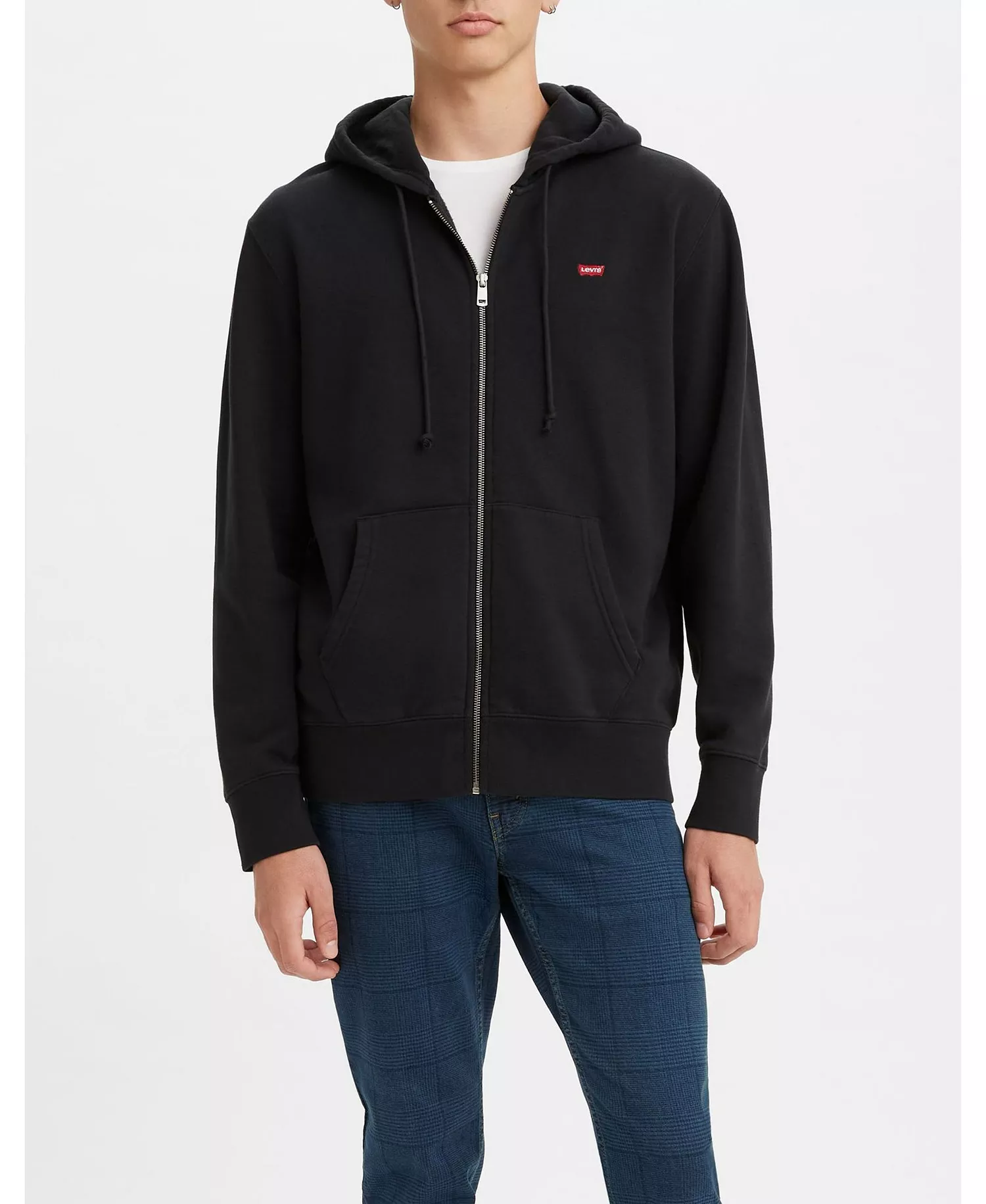 mni-0744a8d69ecb62afa4fc6f704125e83e Men's Non-Graphic Zip-Up Standard Fit Hoodie — изображение 3