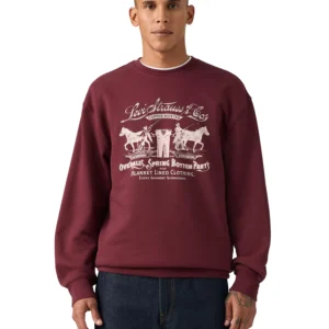 Men's Crewneck Long-Sleeve Sweatshirt