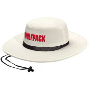 Men's and Women's Cream NC State Wolfpack Wide Brim Boonie Bucket Hat