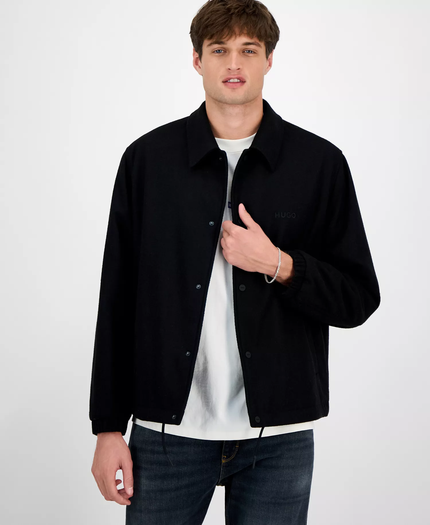 mni-0854f9bd21bc9e16bb2a91710176852b Men's Baksi Slim-Fit Coach Jacket