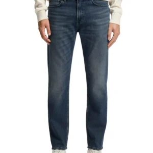 Men's Blue Comfort-Stretch Denim Maine Regular-Fit Jeans