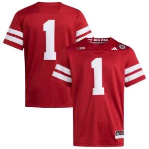 Men's 1 Scarlet Nebraska Huskers Premier Jersey