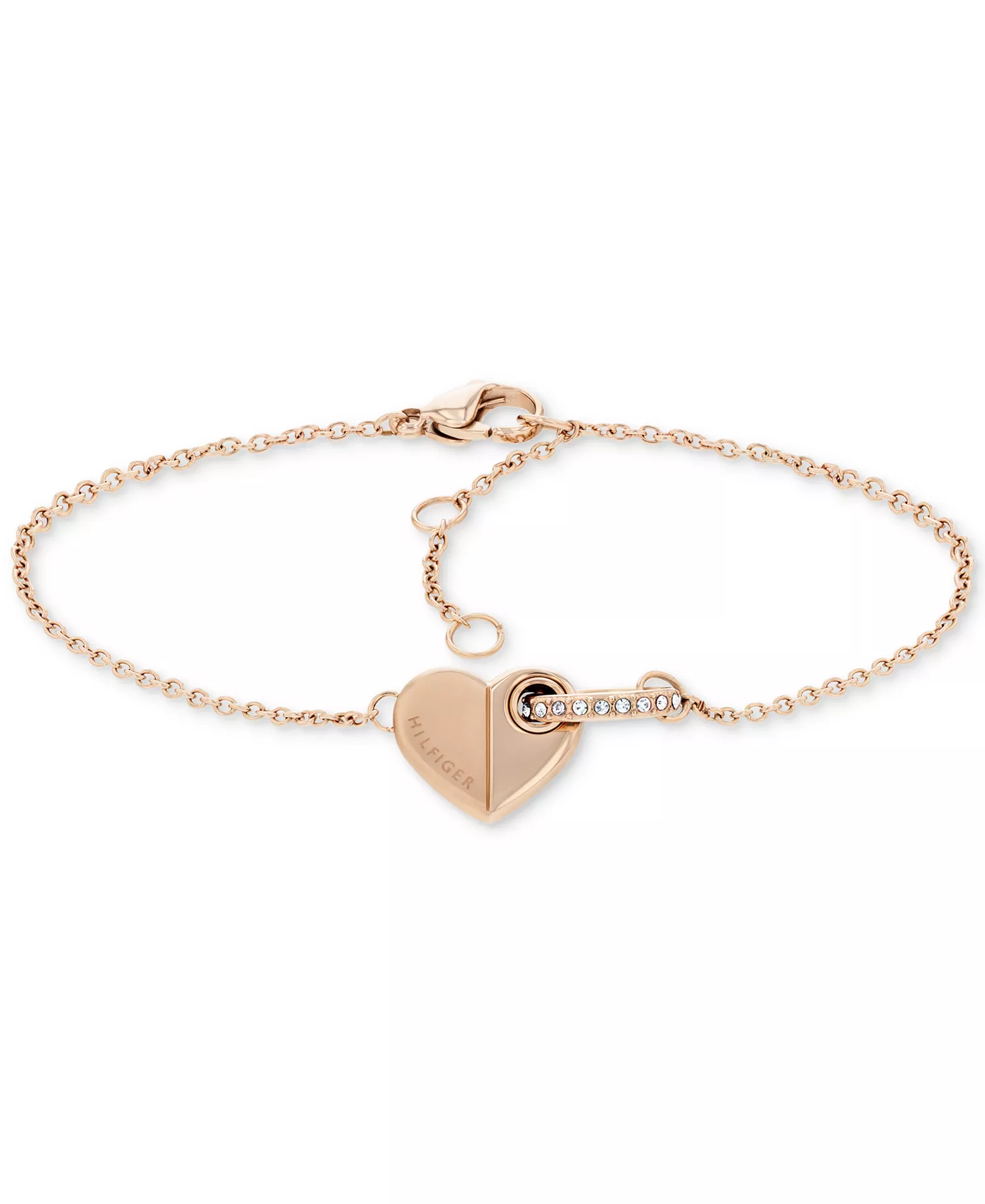 mni-08de0f240911b4d5969d5da24b6f7ad9 Pavé Ring & Heart Link Bracelet — изображение 3
