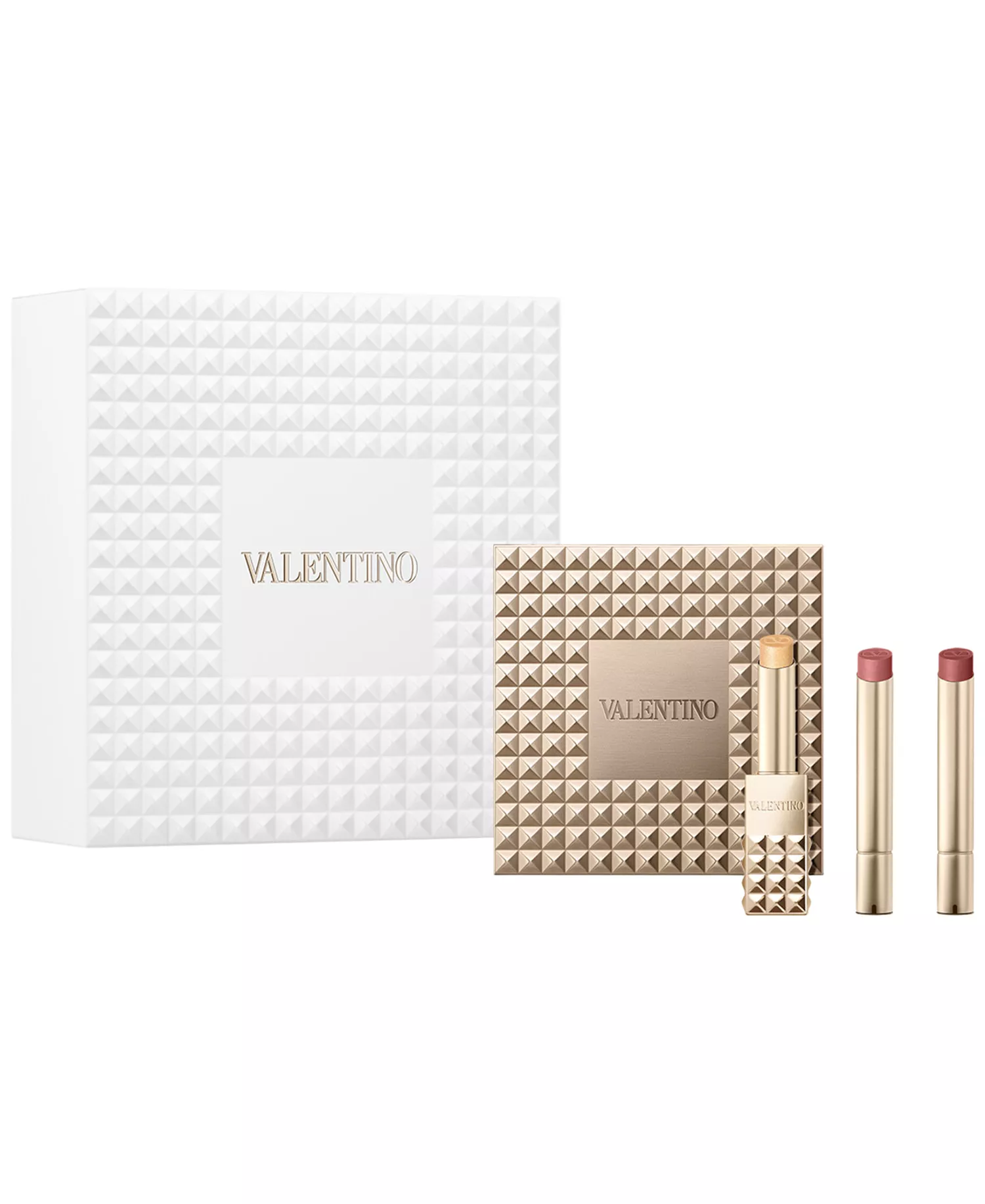 mni-08ff248210ed0176039793627d5686cf Limited Edition Spike Buttery Matte Refillable Lipstick Trio and Clutch Set