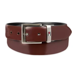 Men's Two-in-One Reversible Leather Dress Belt