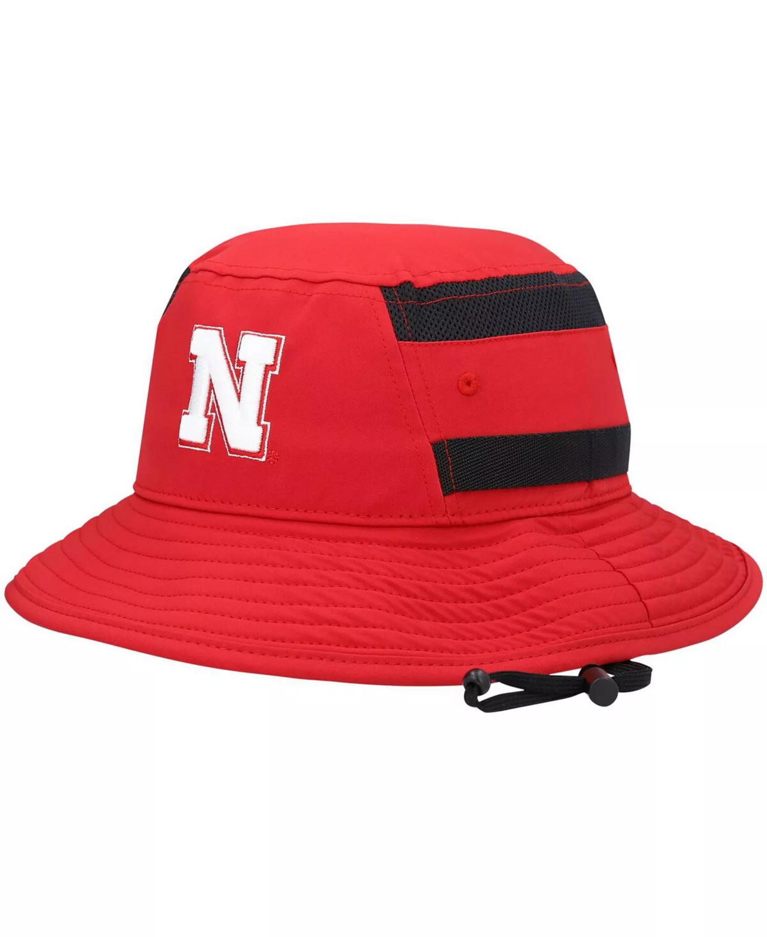 mni-0a687a16a00e4a977f23ffb05bbf442f Men's Scarlet Nebraska Huskers 2021 Sideline AEROREADY Bucket Hat