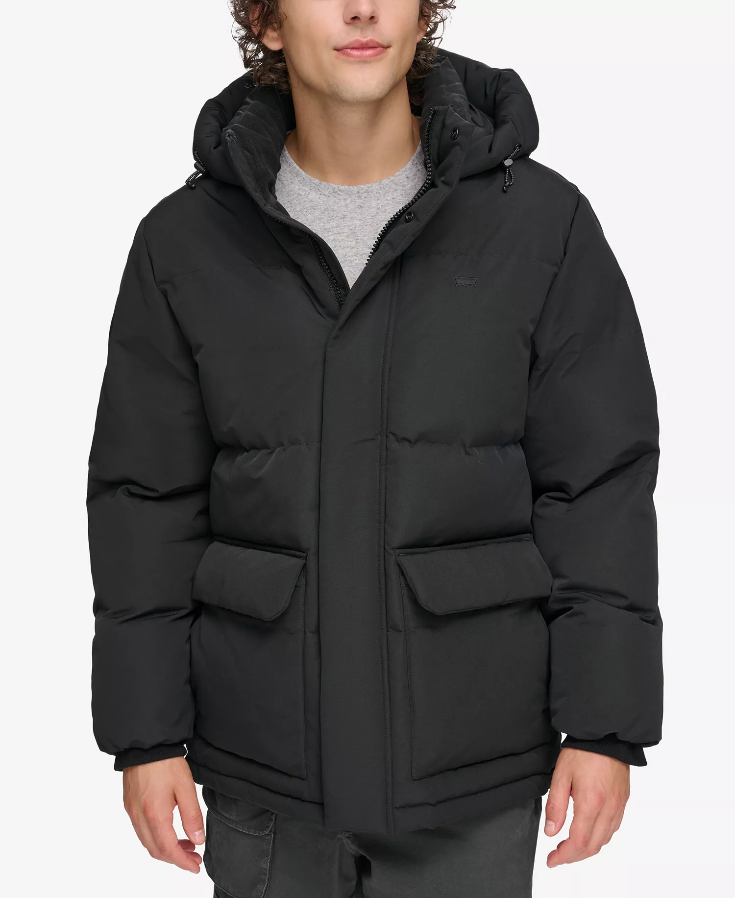 mni-0b6149492ba670d8e65df041eae99259 Men's Workwear Hooded Parka Jacket