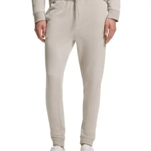 Men's Cotton-Terry Logo Patch Tracksuit Bottoms Pants