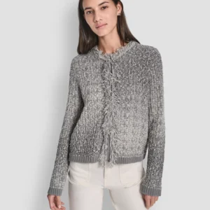 Petite Long-Sleeve Cardigan