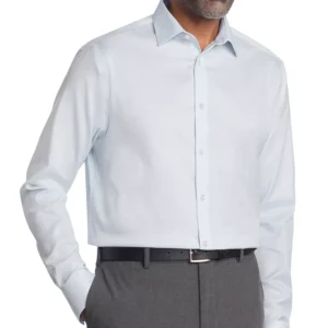 Men's Refined Cotton Stretch Regular Fit Dress Shirt