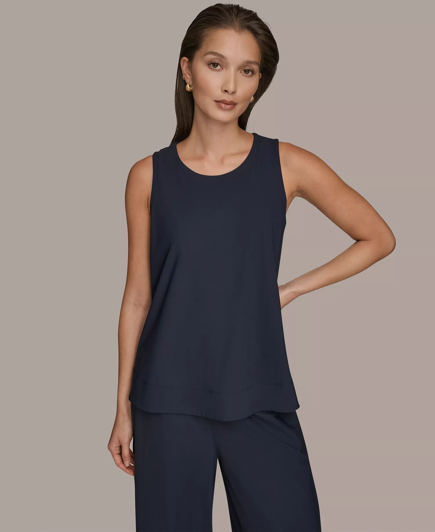 mni-0db99b6ab9a816e8efc470f7703cd4fb Women's 4-way Stretch Knit Sleeveless ToP — изображение 3