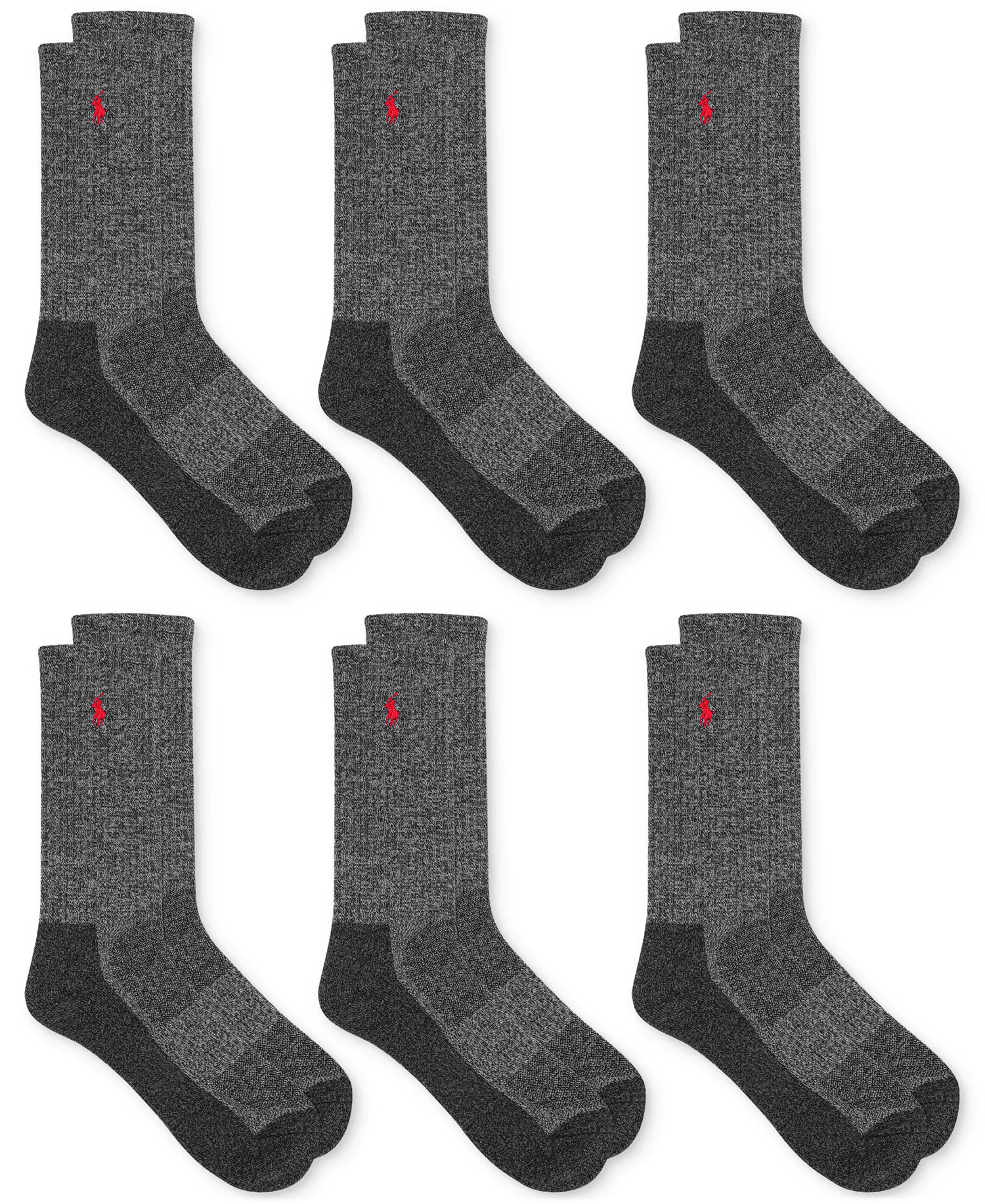 mni-0e341dfb720873afa154070c4ff7f399 Men's 6-Pk. Performance Red Pony Crew Socks