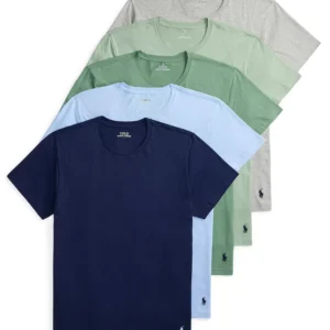 Men's Crewneck Undershirts, 5-Pack