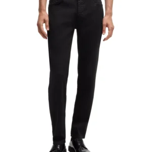 Men's Black Super-Soft Regular-Fit Jeans