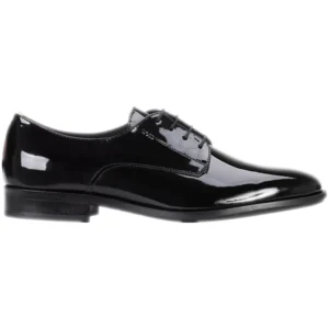 Men's Patent Leather Colby Printed Derby Dress Shoe