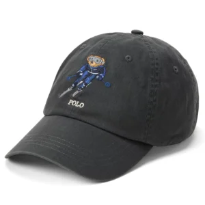 Men's Bear Graphic Twill Ball Cap