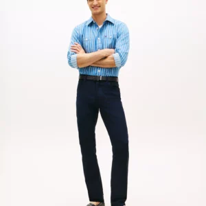 Men's Denton Slim-Straight Five-Pocket Stretch Essential Twill Pants