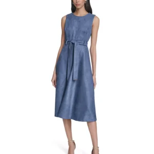 Women's Sleeveless Midi Dress