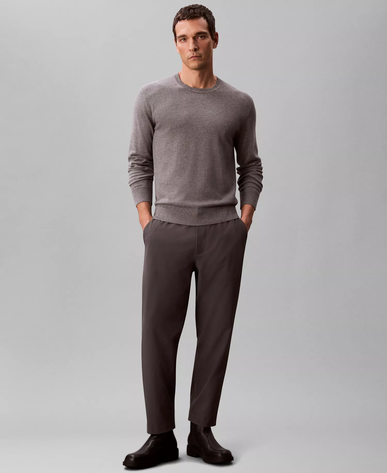mni-1255558e3119ae258548ed8da49e82cf Men's Regular Fit Elastic Jogger Pants