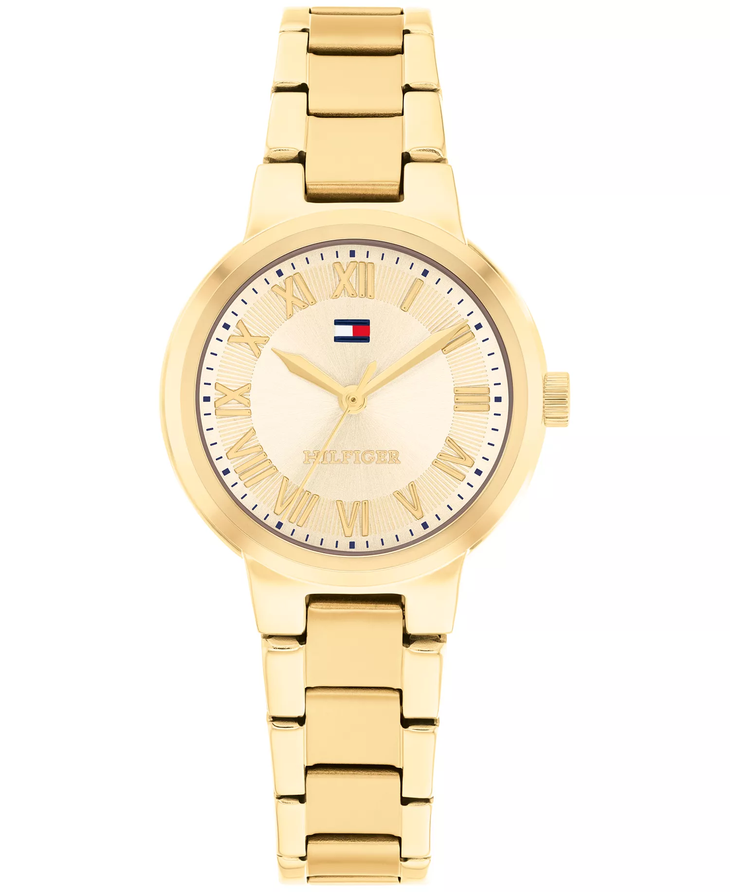 mni-128526a08ae87846bcb1abfa919789a1 Women's Quartz Gold Tone Stainless Steel Bracelet Watch, 28mm