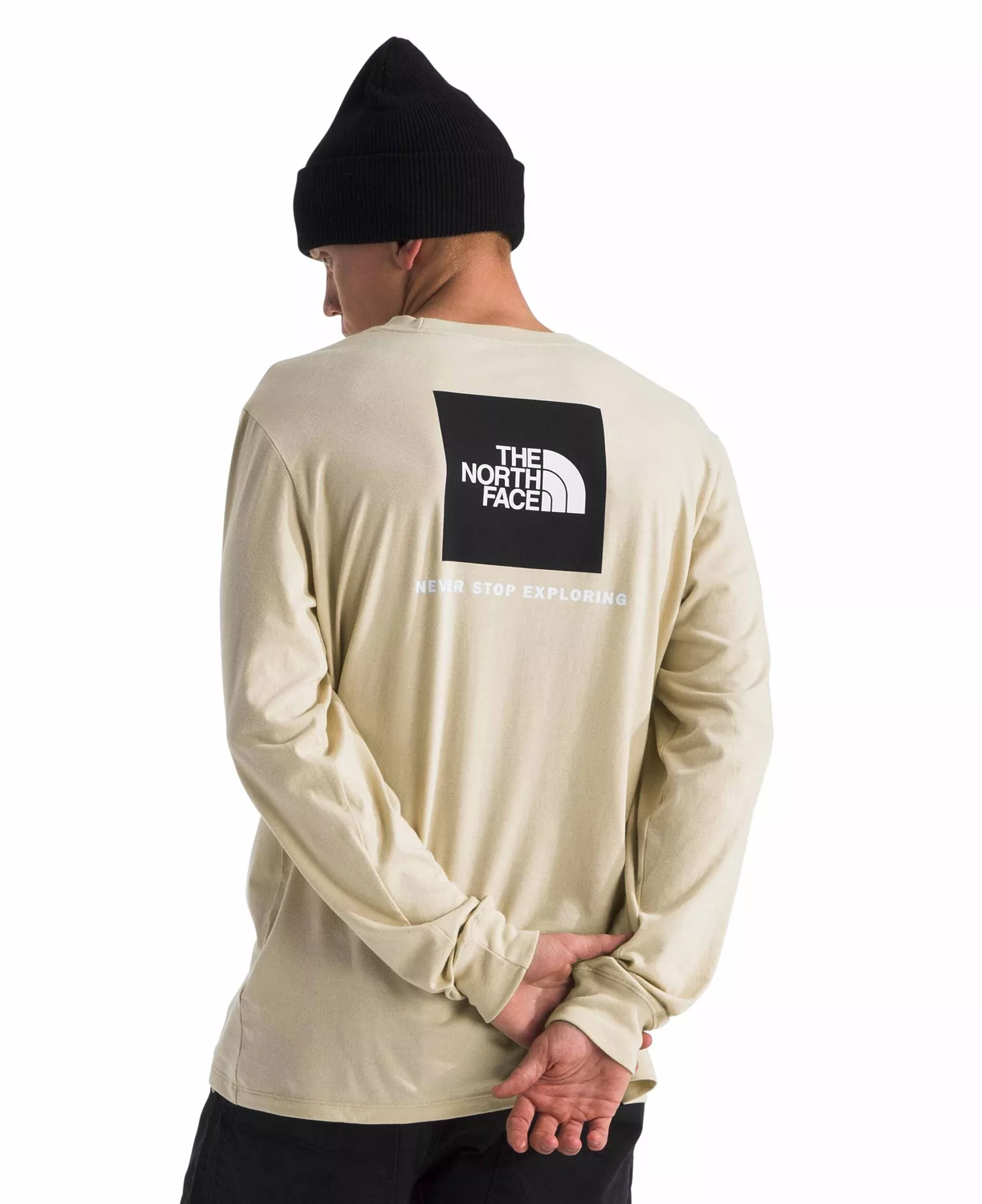 mni-135cb31b64fa8713b65b13e13248863a Men's Long Sleeve Box Never Stop Exploring T-shirt — изображение 3