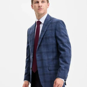 Men's Modern-Fit Check Sport Coat