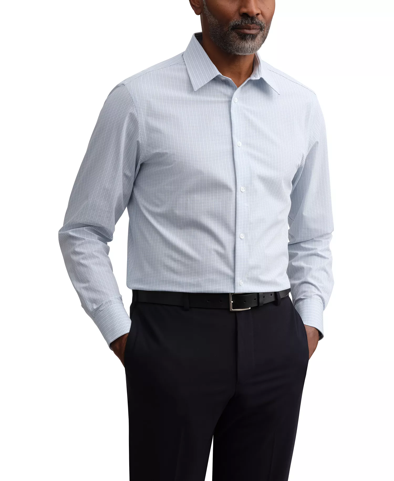mni-1443934d869d2940277d8903f394e802 Men's Multi-Stretch Non-Iron Shirt, Slim Fit