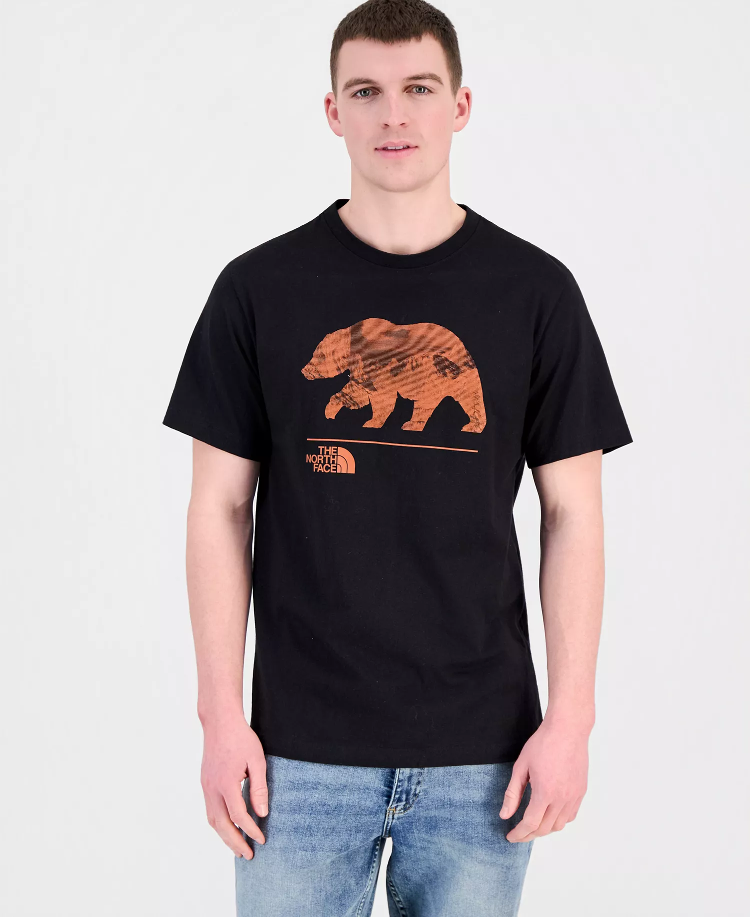 mni-14c421d2639e3061554f64285f1eb637 Men's Evolution MTN Bear Short Sleeve Tee