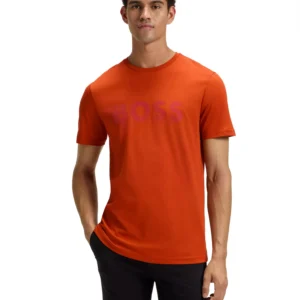 Men's Cotton-Jersey Rubber-Print Logo T-Shirt