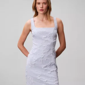Women's Floral Square Neck Mini Dress