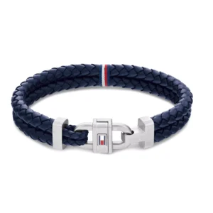 Men's Leather Braided Bracelet