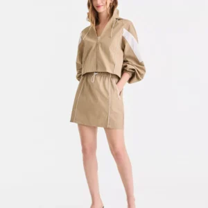 Women's Nylon Track Mini Skirt, Macy's Exclusive