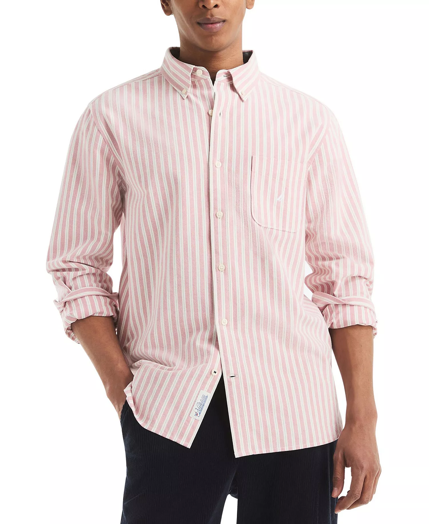 mni-16ef13a900772e328d30b79a376ba8c5 Men's Pique Double Knit Long-Sleeve Shirt