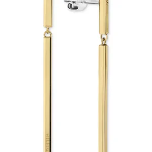 Linear Logo Bar Drop Earrings