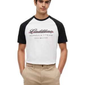 x Cadillac F1® Men's Script Raglan T-Shirt