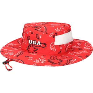 Men's and Women's Red Georgia Bulldogs Bora Bora Printed Booney Hat