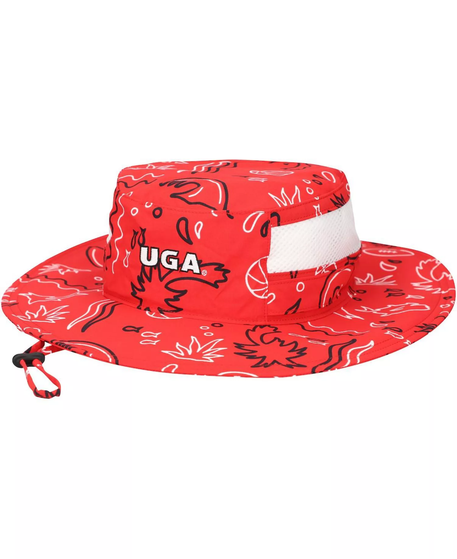 mni-17ed605e69dacff42f10430e662a5d81 Men's and Women's Red Georgia Bulldogs Bora Bora Printed Booney Hat