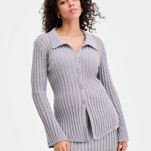 Women's Collared Hourglass Cardigan, Macy's Exclusive
