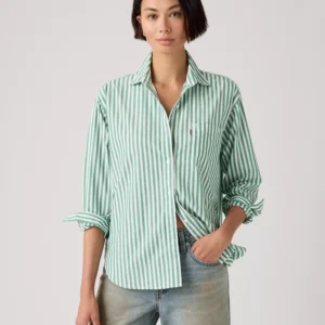 Women's Harlie Striped Boyfriend Shirt