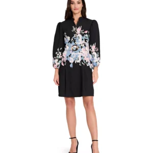 Women's Collared Knee Length Dress