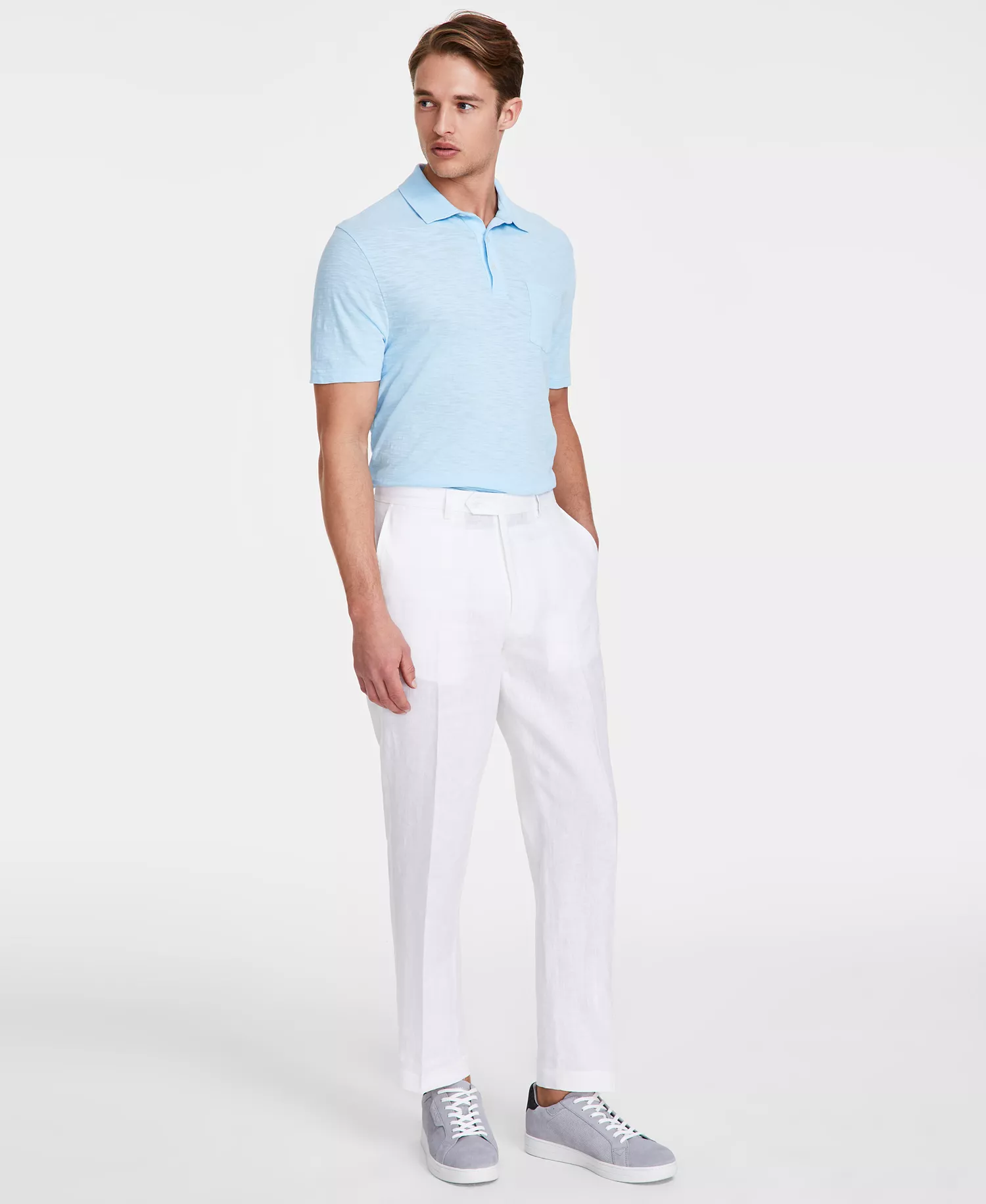 mni-1b7cb1644f97a81af357d2a719c6568e Men's Modern-Fit Linen Dress Pants — изображение 3