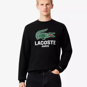 Men's Crocodile Print Crewneck Sweatshirt